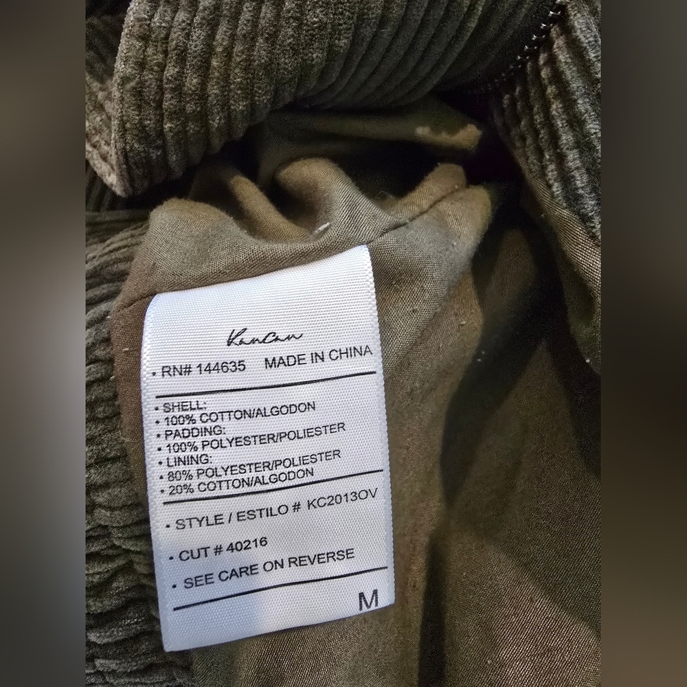 KanCan Olive Corduroy Jacket - Picture 10 of 11